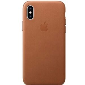 Apple Official Leather Case‎ Saddle Brown for iPhone Xs Max new in box